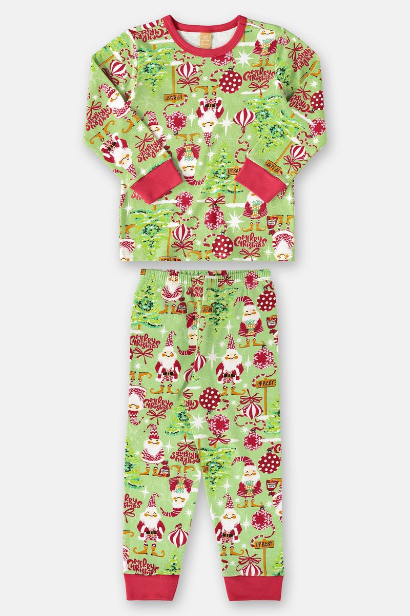 Pijama-Natalino-Unissex-Infantil--Verde--Up-Baby