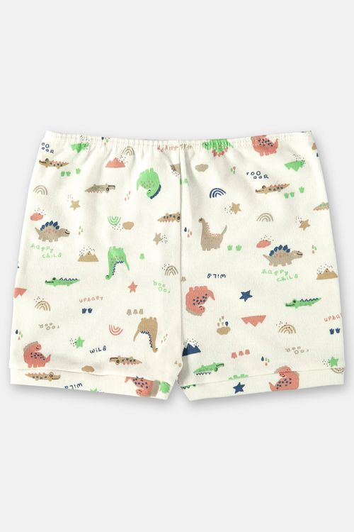 Short Essentials Bebê Menino (Off White) Up Baby