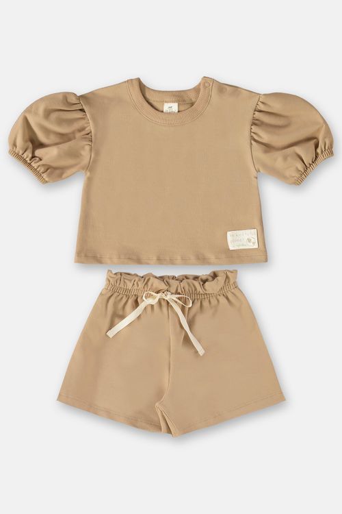 Conjunto Nature Infantil Menina (Marrom) Up Baby