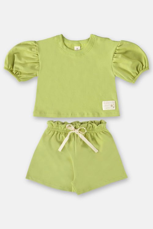 Conjunto Nature Infantil Menina (Verde) Up Baby