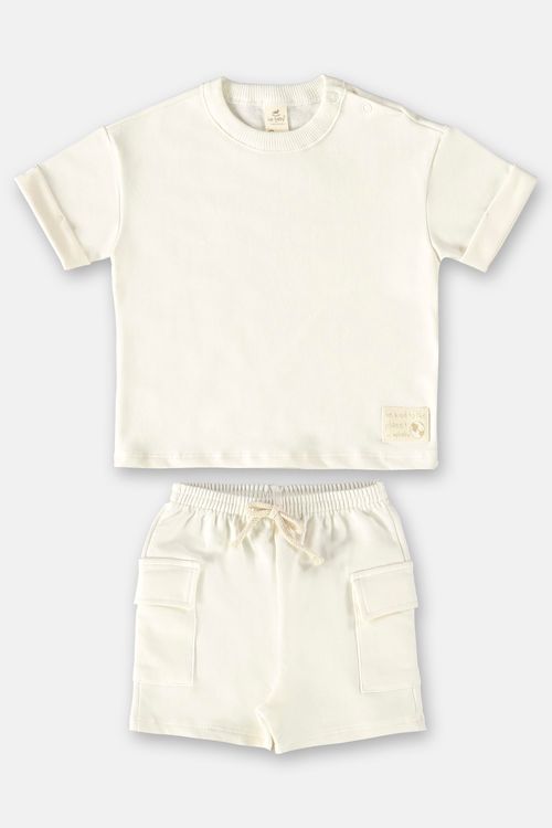 Conjunto Nature Infantil Menino (Off White) Up Baby