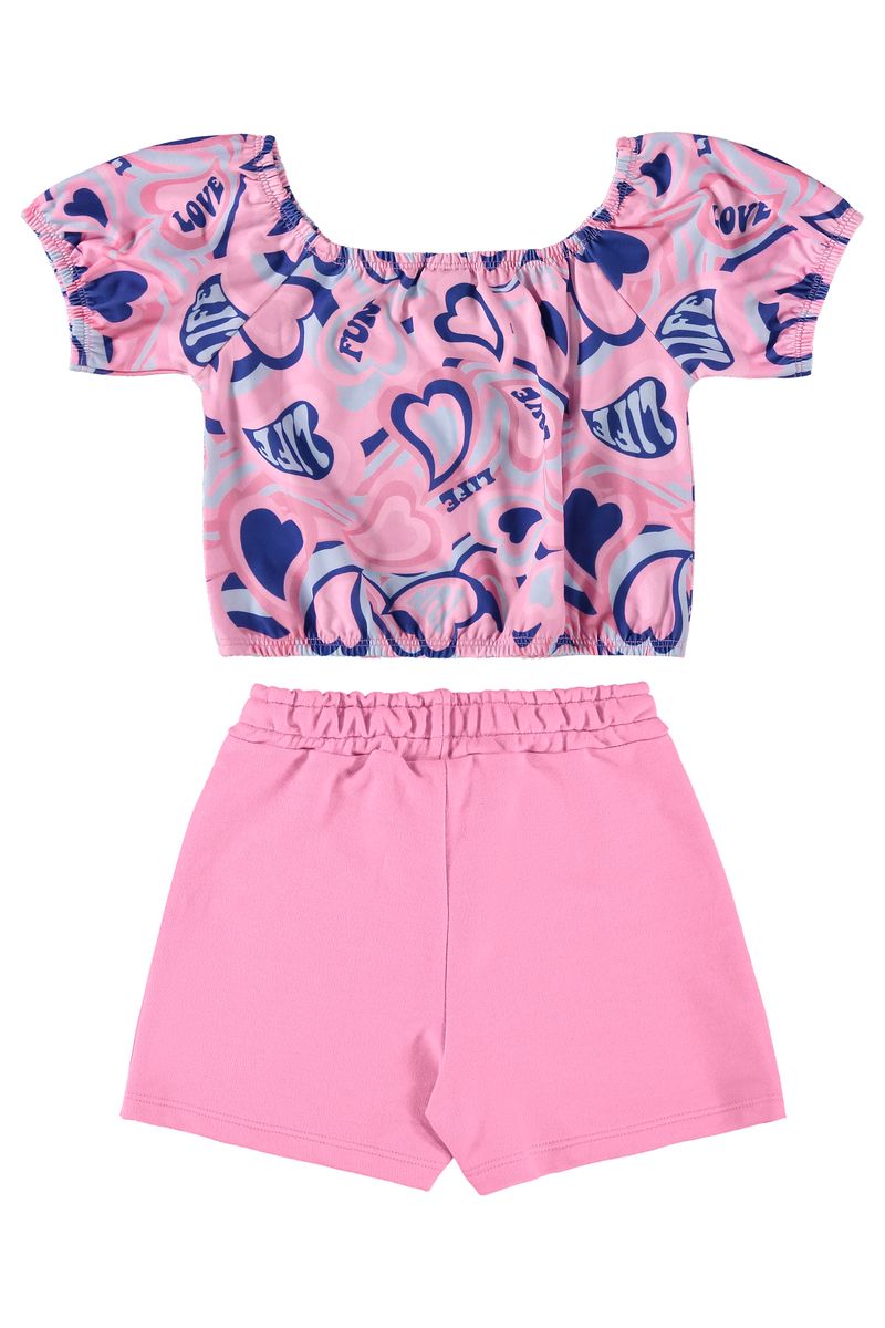 Conjunto-Cropped-e-Short-Saia-Infantil--Rosa--Guloseima