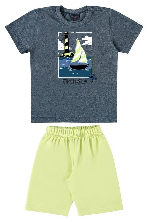 Conjunto Open Sea Infantil para Menino (Azul) Guloseima