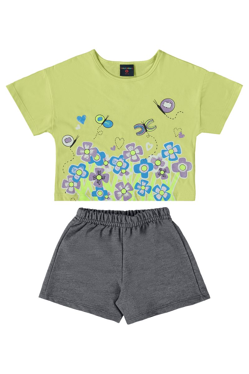Conjunto-Infantil-com-Cropped-e-Short--Verde--Guloseima