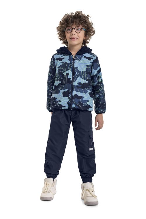 Calça Infantil para Menino (Azul Marinho) Quimby