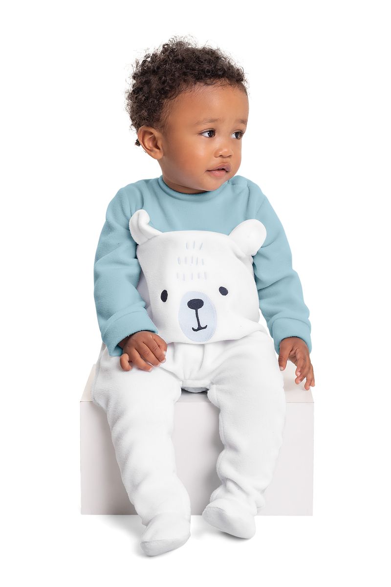 Macacao-em-Pelo-Sintetico-para-Bebe-Menina--Rosa-Claro--Quimby