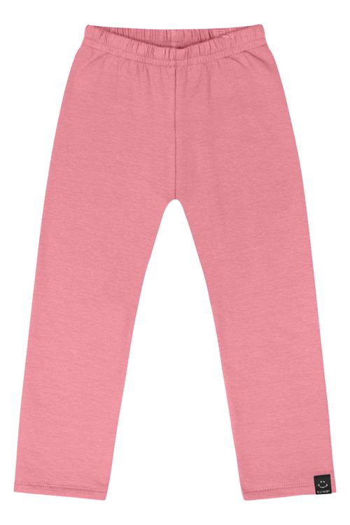 Calça Legging em Molecotton Infantil Menina (Rosa Claro) Quimby