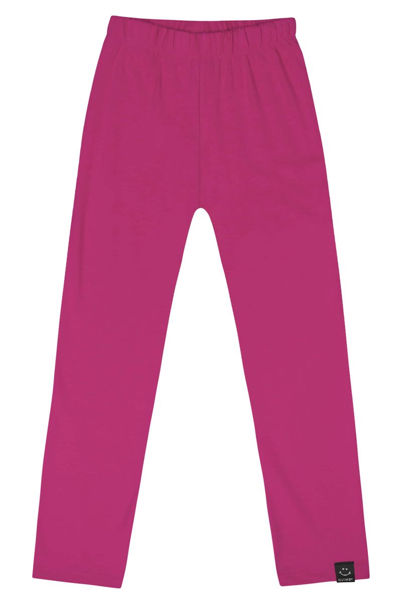 Calca-Legging-em-Cotton-Infantil-Menina--Rosa--Quimby