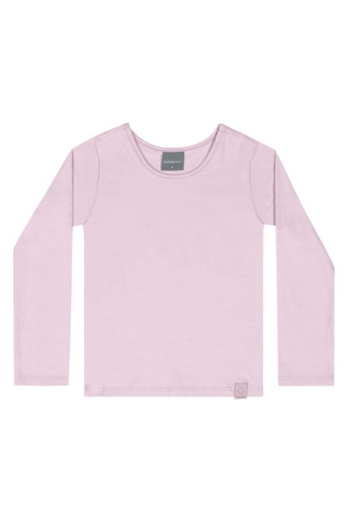 Blusa em Cotton Infantil Menina (Roxo) Quimby