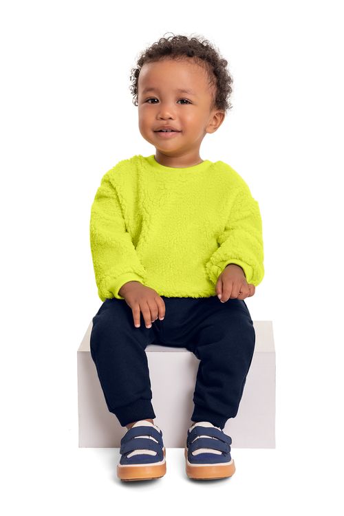 Conjunto Blusão e Calça para Bebê Menino (Verde) Quimby