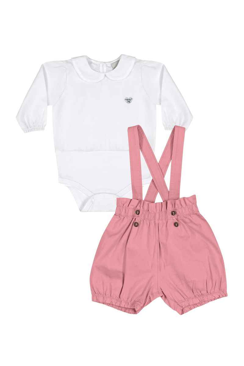 Conjunto-Body-e-Short-com-Suspensorio-Bebe-Menina--Branco--Quimby