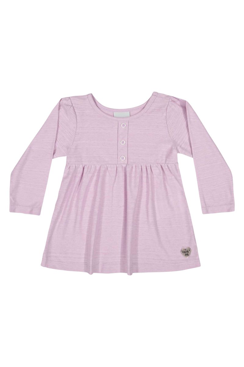 Bata-em-Malha-Flame-para-Bebe-Menina--Rosa-Claro--Quimby