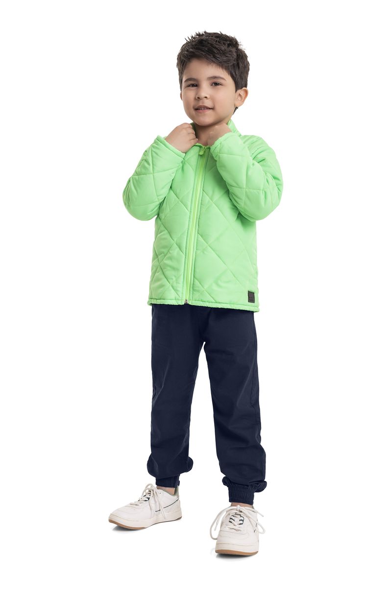 Jaqueta-em-Matelasse-Infantil-Menino--Verde--Quimby