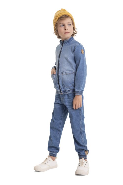 Calça Jeans Infantil Menino (Azul) Quimby