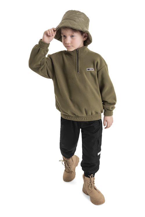 Blusão Anorak Infantil para Menino (Verde Escuro) Quimby