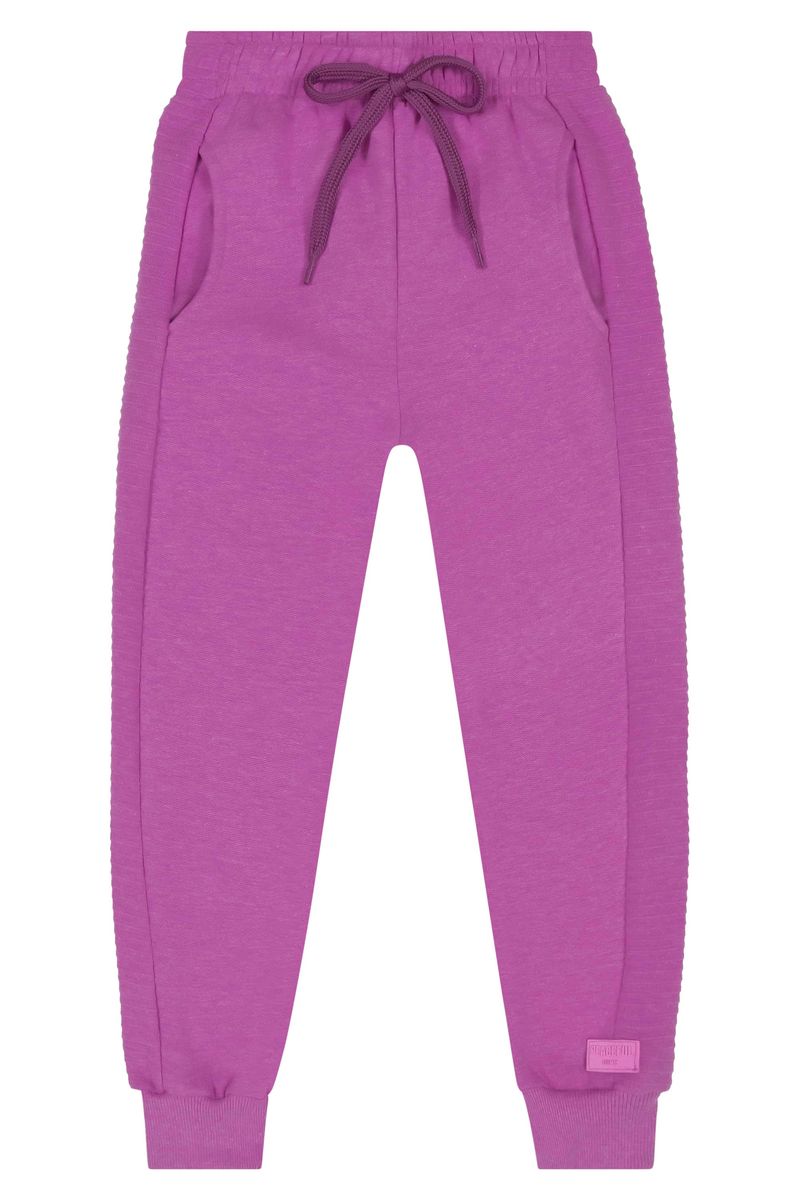 Calca-Basica-Infantil-Unissex-em-Moletom--Roxo--Quimby