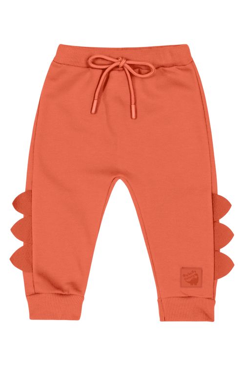 Calça Básica Unissex para Bebê (Laranja) Quimby