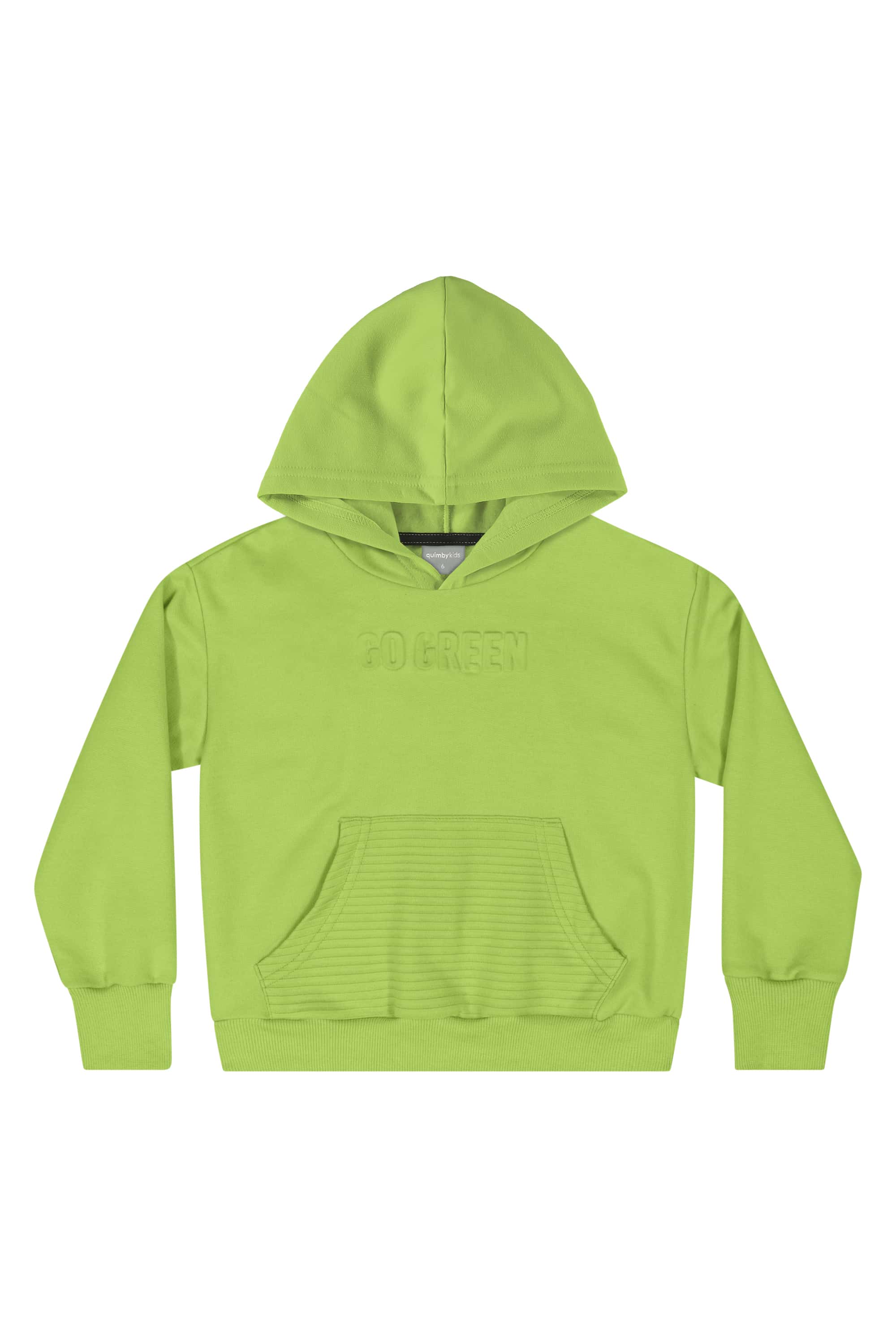 Casaco com Capuz Infantil Unissex (Verde) Quimby