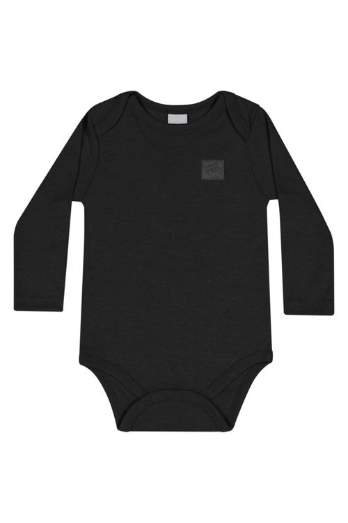 Body Básico Unissex para Bebê (Preto) Quimby