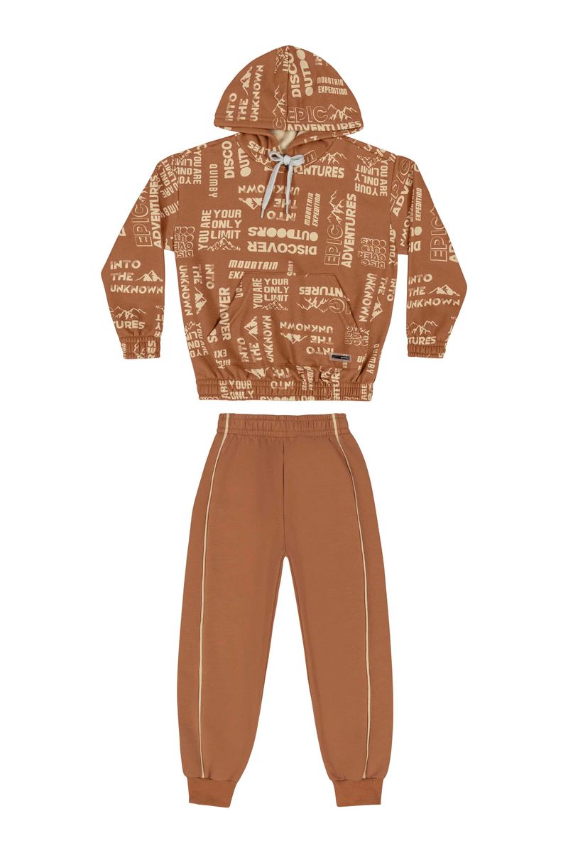 Conjunto-Blusao-e-Calca-em-Infantil-Menino--Bege--Quimby