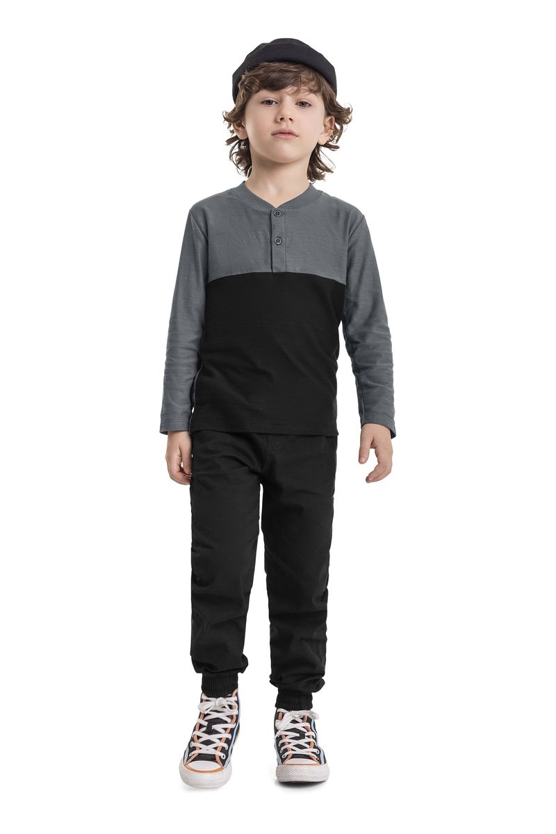 Camiseta-Gola-Portuguesa-Infantil-Menino--Chumbo--Quimby