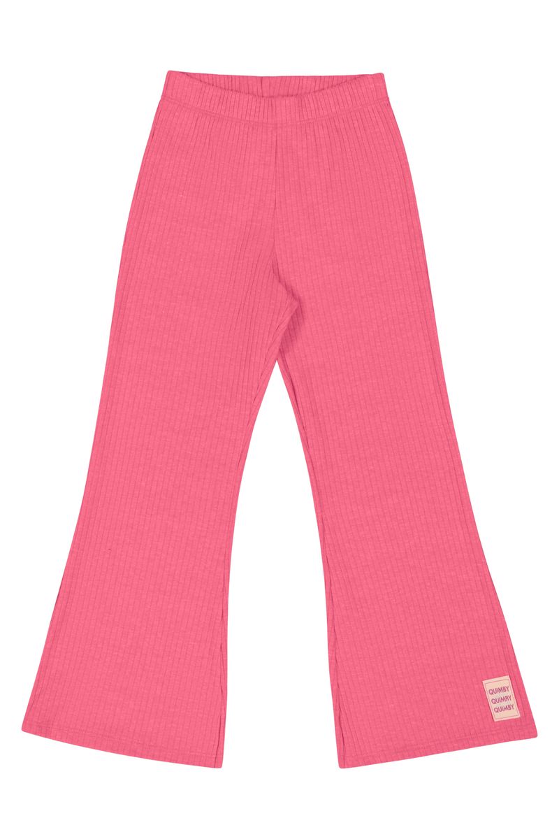 Conjunto-Blusa-e-Calca-Flare-Infantil-Menina--Rosa--Quimby