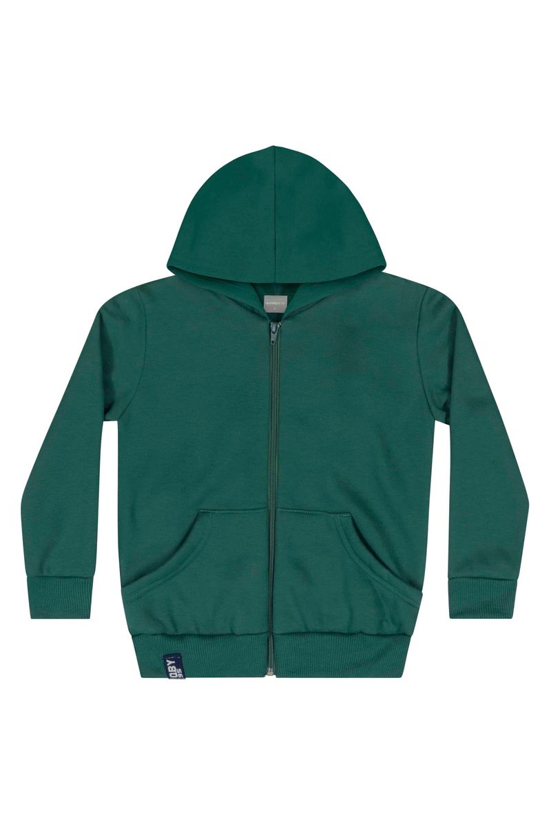 Jaqueta-Basica-em-Moletom-Infantil-Menino--Verde--Quimby