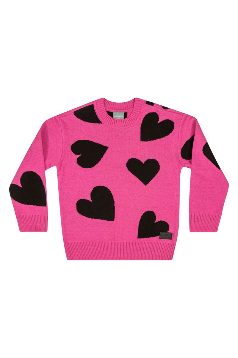 Blusao-em-Trico-Infantil-Menina--Rosa--Quimby