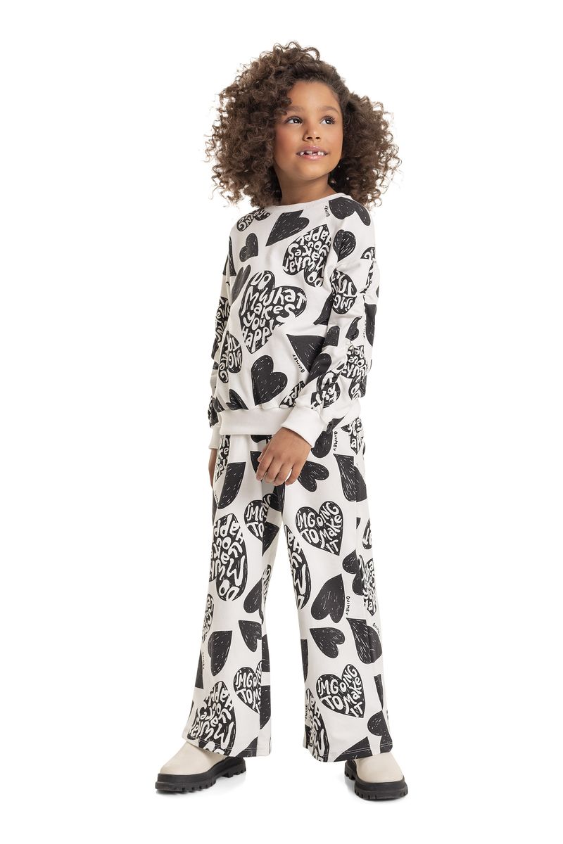 Conjunto-Blusao-e-Calca-Wide-Leg-Infantil-Menina--Branco--Quimby