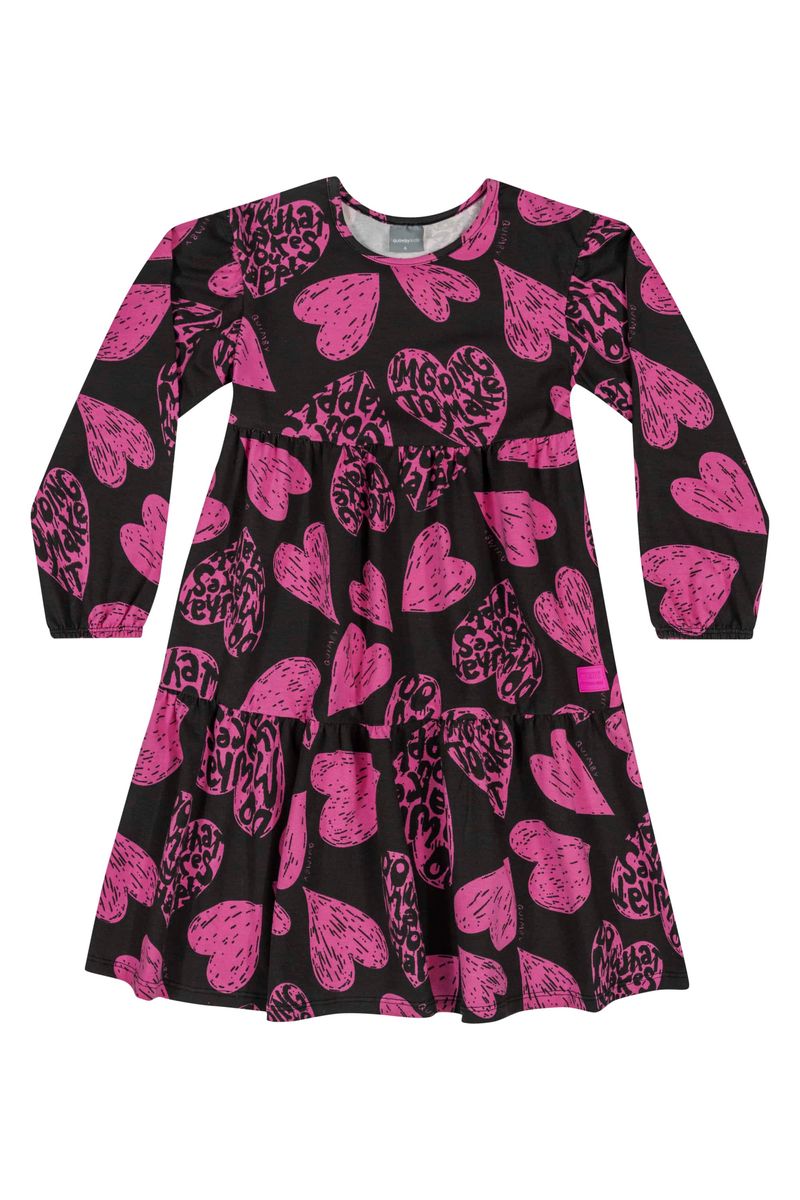 Vestido-Estampado-Infantil--Rosa--Quimby