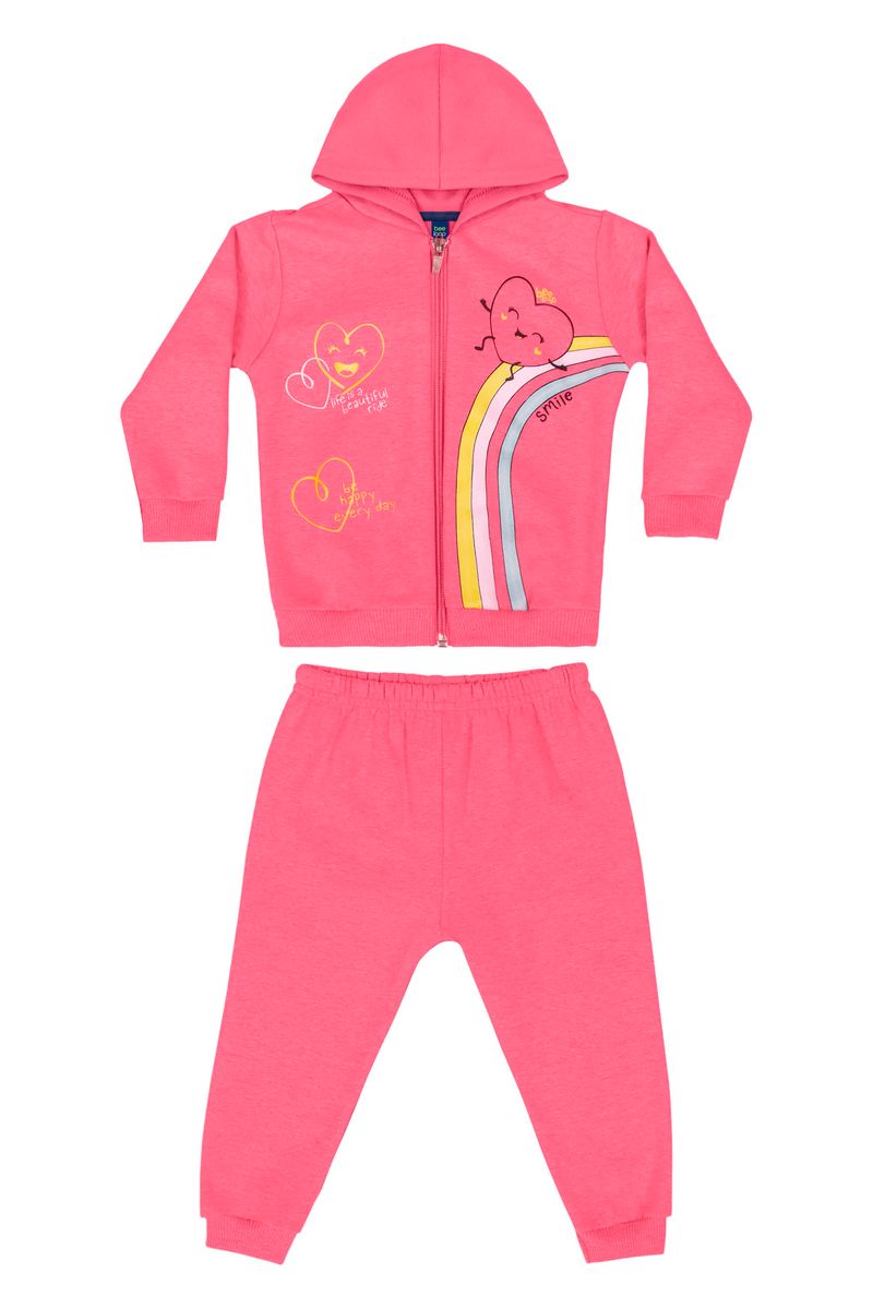 Conjunto-Jaqueta-e-Calca-Bebe-Menina--Rosa-Pink--Bee-Loop
