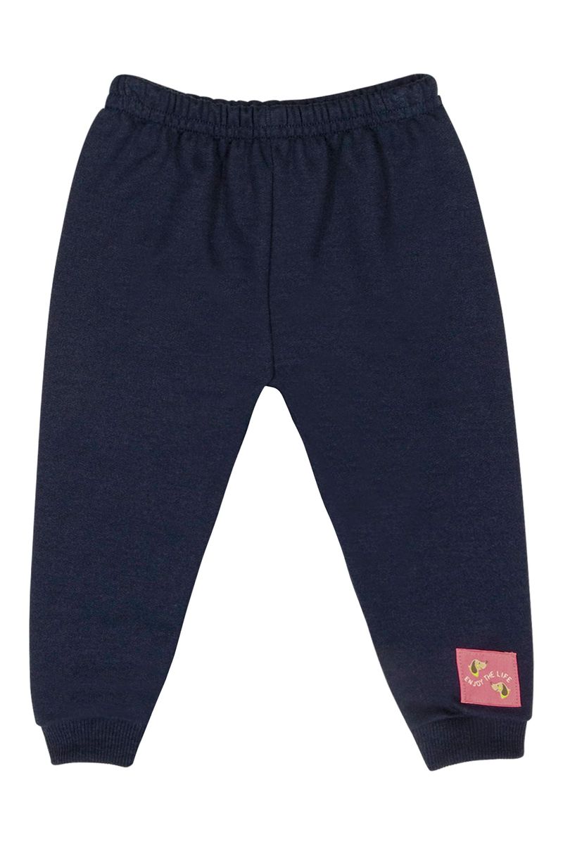 Conjunto-Jaqueta-e-Calca-em-Moletom-Bebe-Menina--Azul-Marinho--Bee-Loop