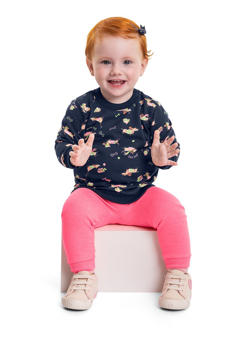 Conjunto-Blusao-e-Calca-Bebe-Menina--Azul-Marinho--Bee-Loop