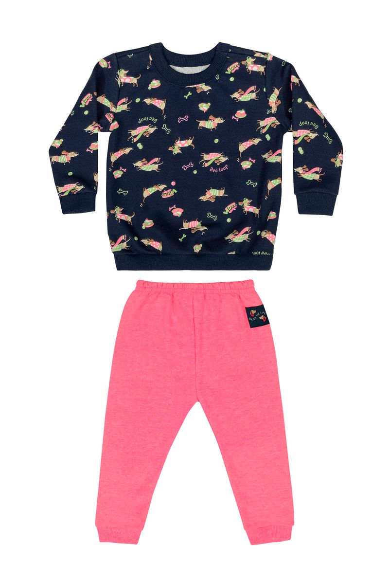 Conjunto-Blusao-e-Calca-Bebe-Menina--Azul-Marinho--Bee-Loop