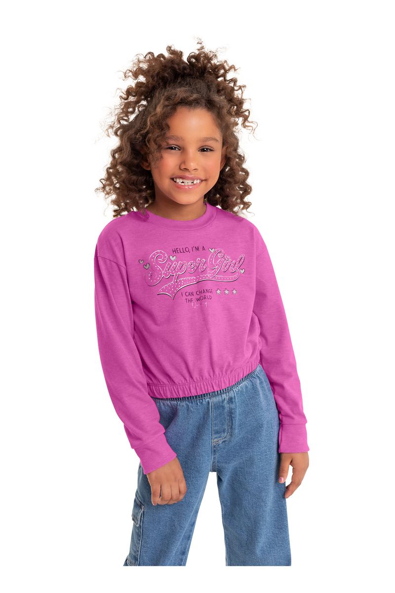 Cropped-em-meia-malha-Infantil-Menina--Roxo--Quimby