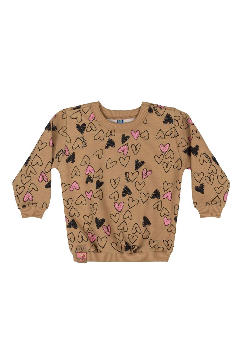 Conjunto-Blusao-e-Calca-Bebe-Menina--Marrom--Bee-Loop