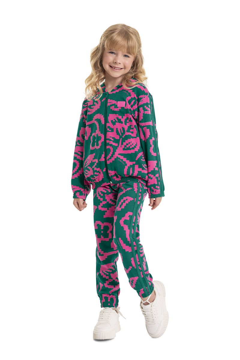 Conjunto-Jaqueta-e-Calca-Infantil-Menina--Verde--Quimby
