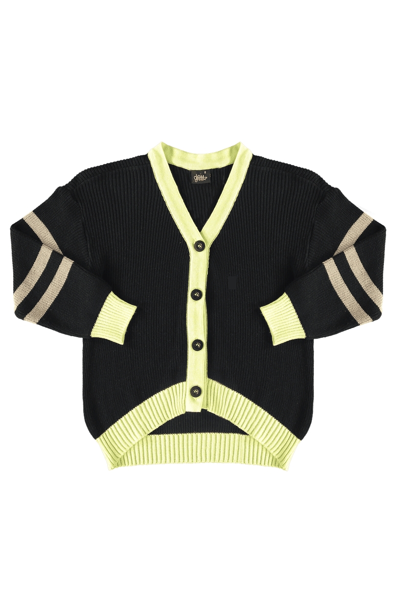 Cardigan-em-Trico-Juvenil--Preto--Gloss