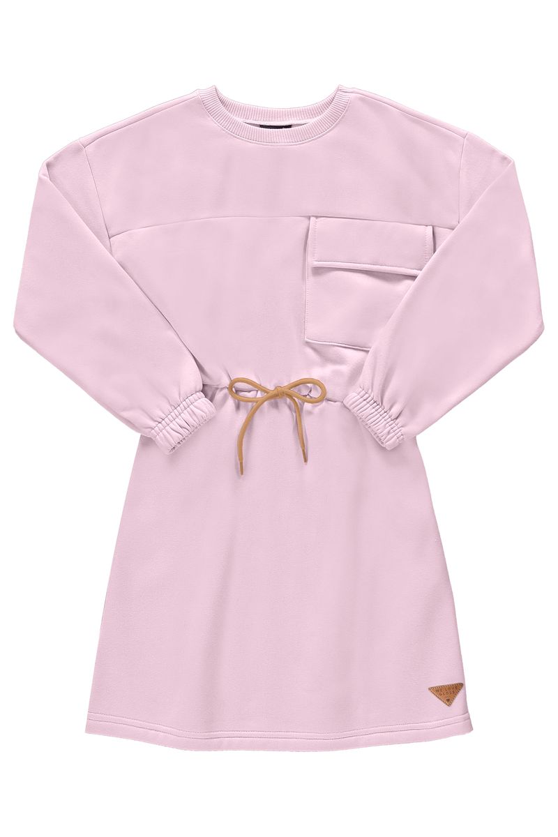Vestido-em-Moletom-Juvenil--Rosa-Claro--Gloss