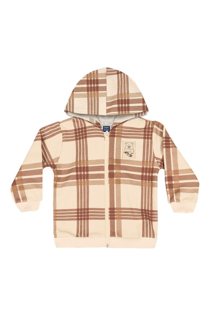 Conjunto-Jaqueta-Xadrez-e-Calca-Bebe-Menino--Marrom--Bee-Loop-