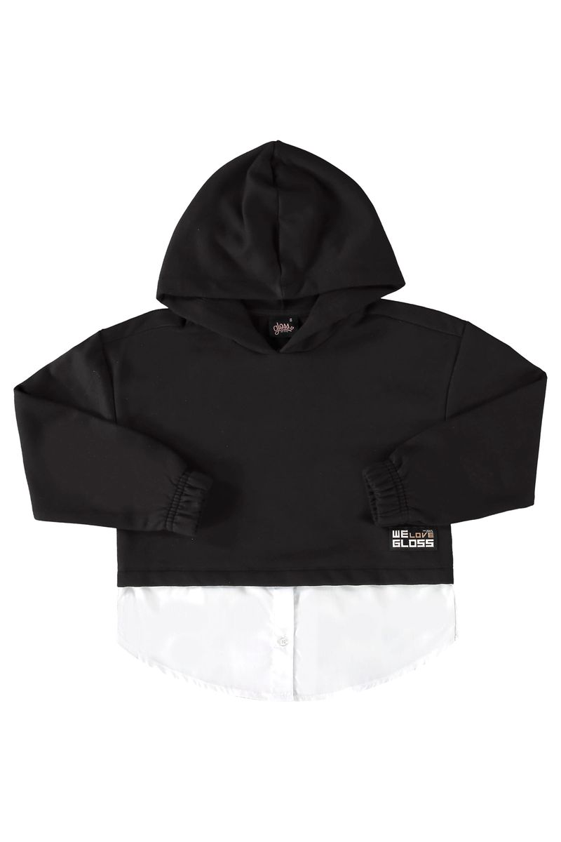 Blusao-em-Moletom-e-Tricoline-Juvenil--Preto--Gloss