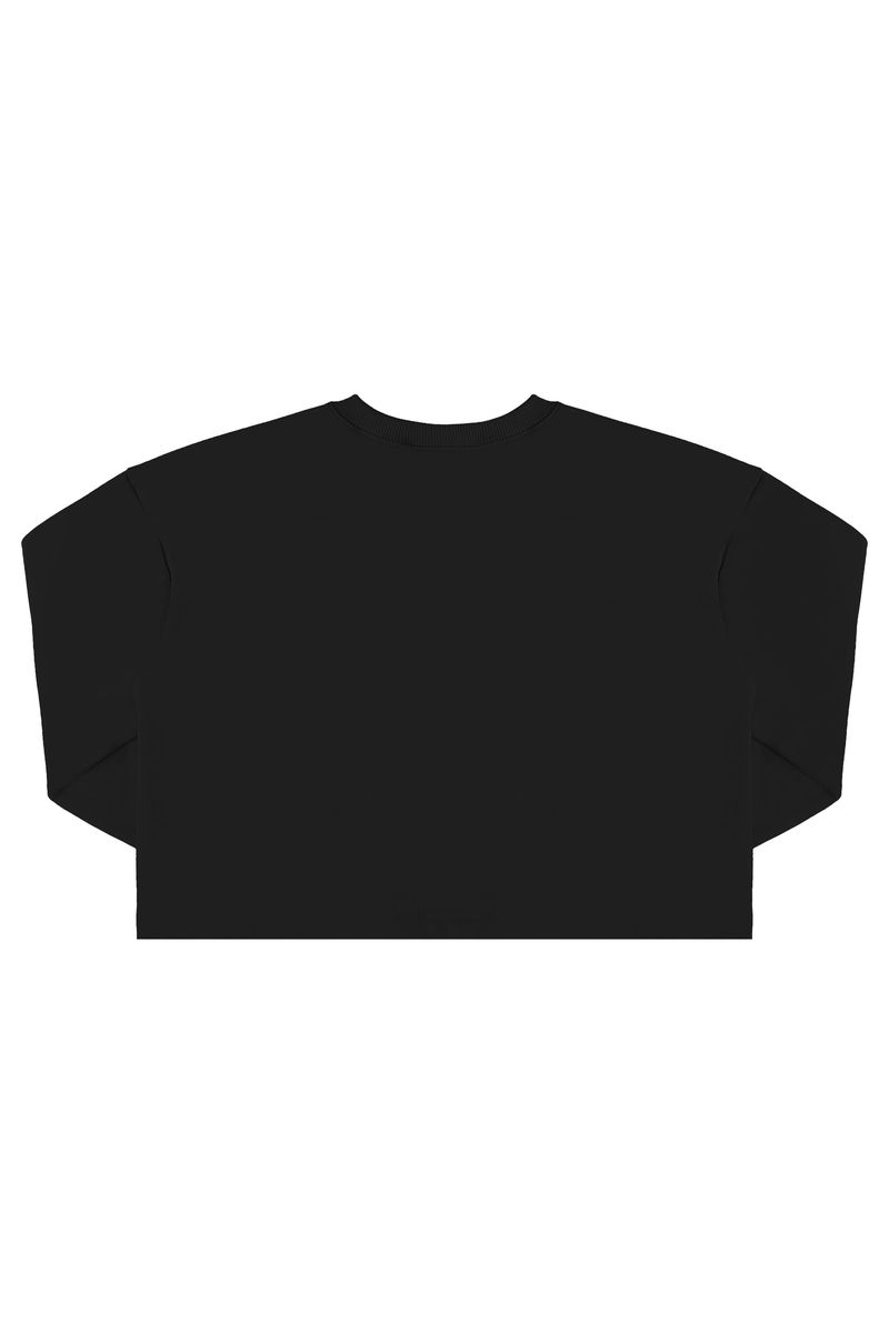 Conjunto-Blusao-Cropped-e-Calca-em-Moletom-Juvenil--Preto--Gloss