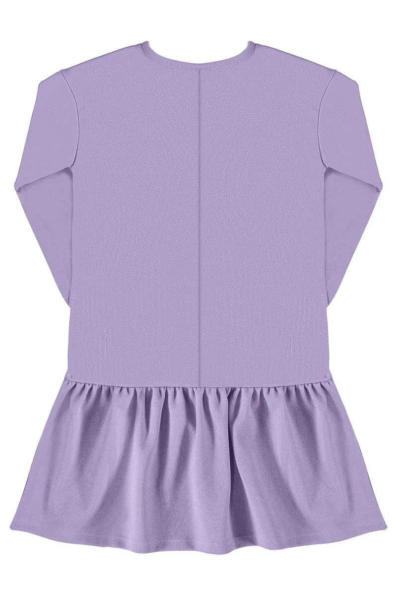Vestido-em-Malha-com-Lurex-Juvenil--Roxo--Gloss