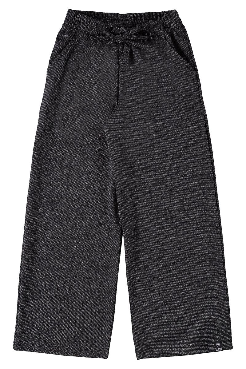Calca-Wide-Leg-em-Malha-com-Lurex-Juvenil--Preto--Gloss