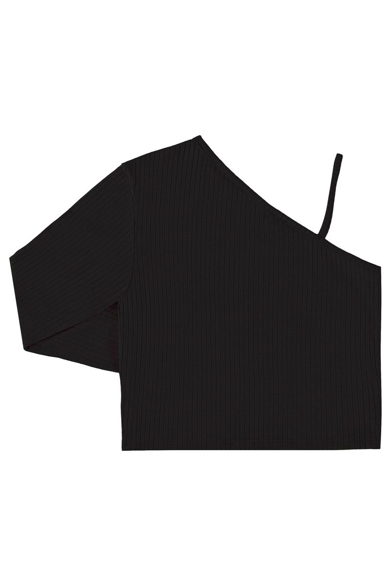 Blusa-Basica-Manga-Unica-em-Ribana-Canelada-Juvenil--Preto--Gloss