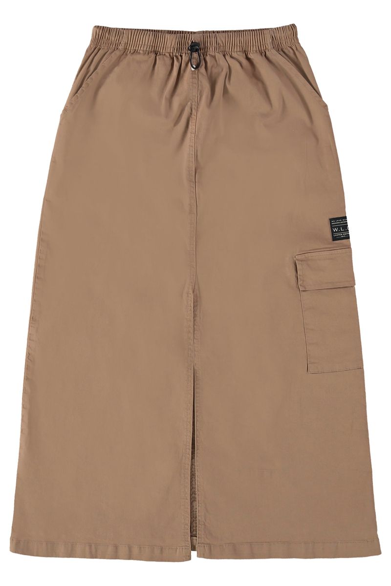 Saia-Cargo-Midi-em-Sarja-Juvenil--Marrom--Gloss