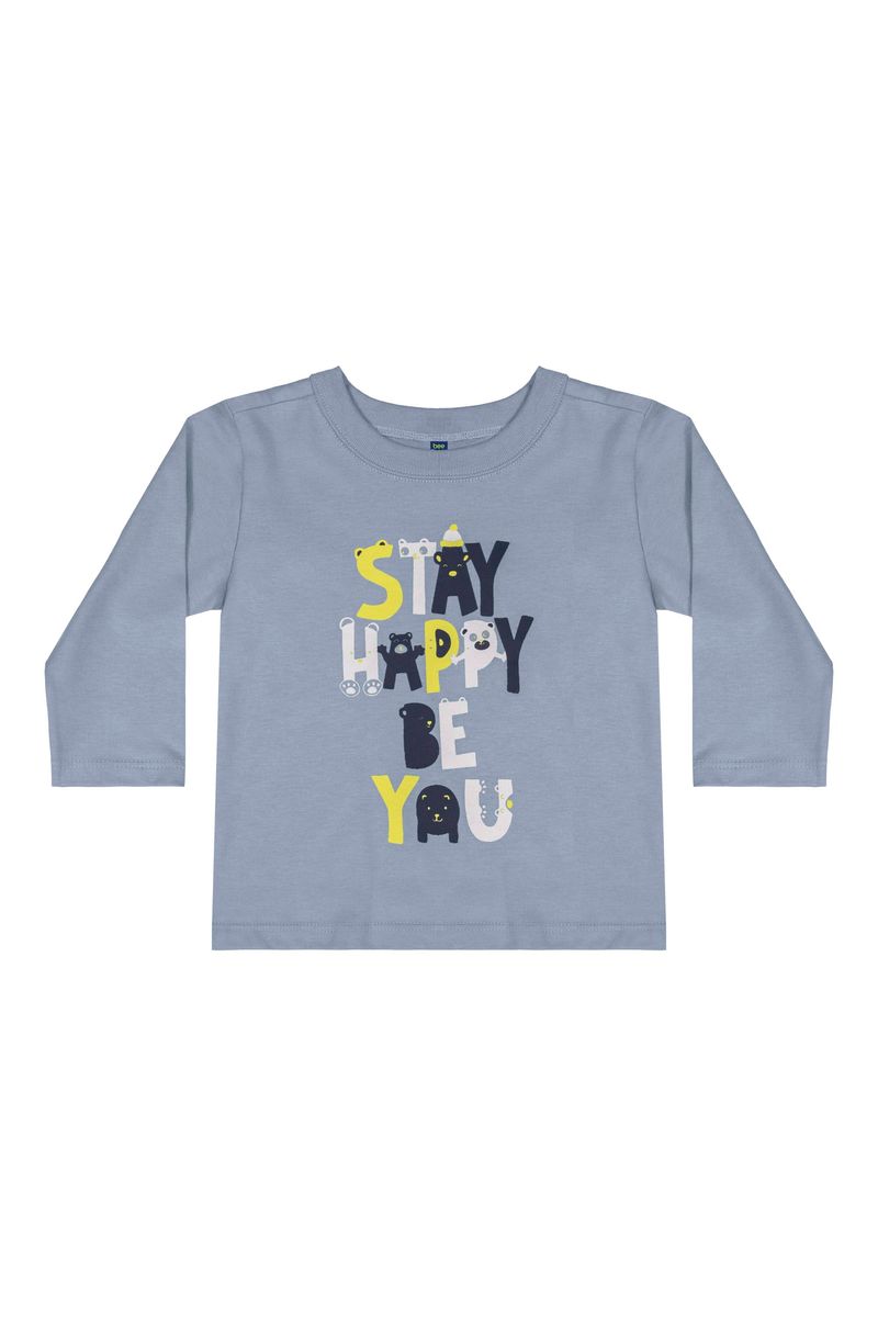 Conjunto-Camiseta-e-Calca-Bebe-Menino--Azul--Bee-Loop