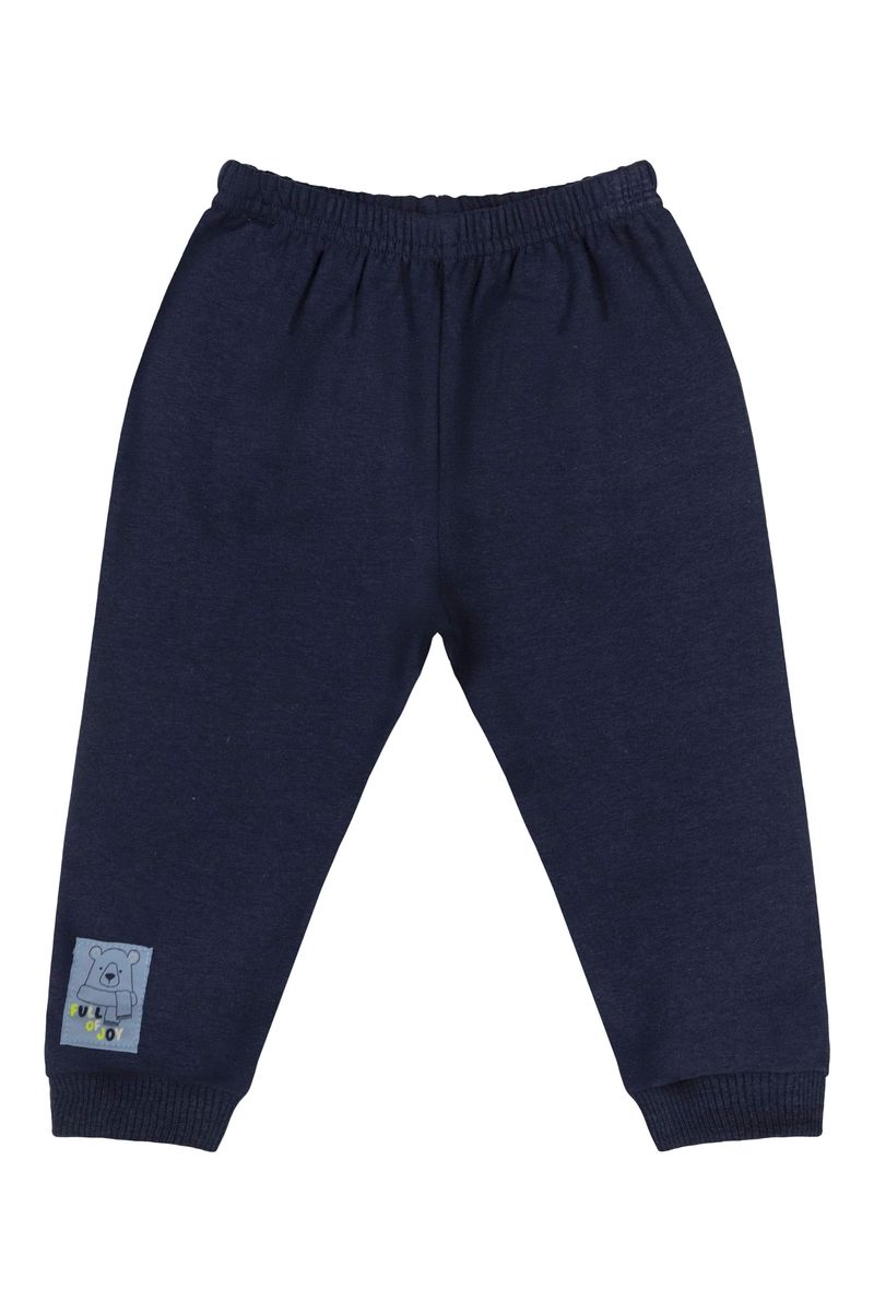Conjunto-Camiseta-e-Calca-Bebe-Menino--Azul--Bee-Loop
