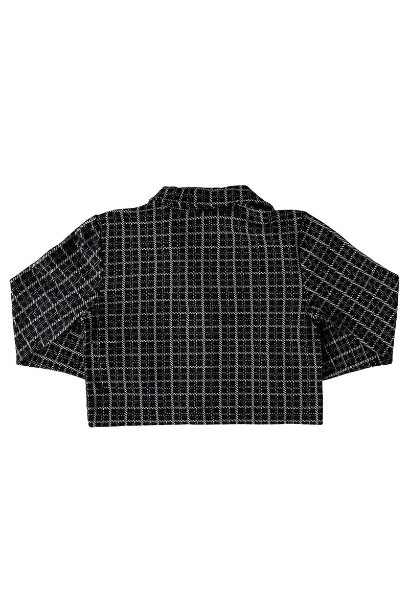 Conjunto-Blazer-Cropped-e-Saia-em-Jacquard-Juvenil--Preto--Gloss