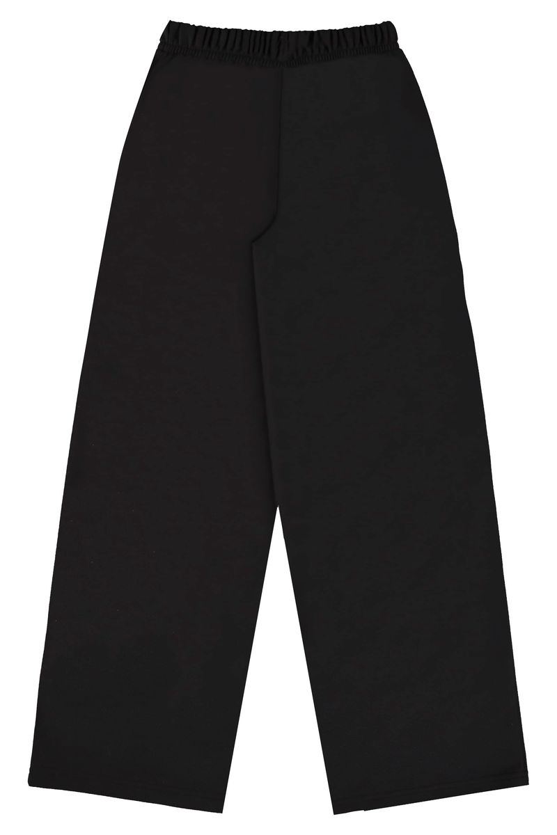 Conjunto-Blusao-e-Calca-Wide-Leg-em-Moletom-Juvenil--Preto--Gloss